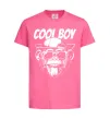 Детская футболка Cool boy monkey Ярко-розовый фото