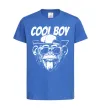 Детская футболка Cool boy monkey Ярко-синий фото