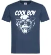 Мужская футболка Cool boy monkey Темно-синий фото