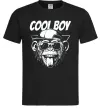 Мужская футболка Cool boy monkey Черный фото