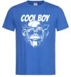 Мужская футболка Cool boy monkey Ярко-синий фото