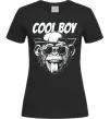 Женская футболка Cool boy monkey Черный фото