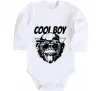 Дитячий бодік Cool boy monkey Білий фото