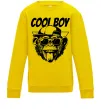 Детский Свитшот Cool boy monkey Солнечно желтый фото