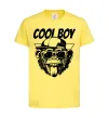 Детская футболка Cool boy monkey Лимонный фото