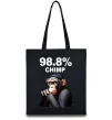 Еко-сумка 98,8% chimp Чорний фото