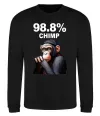 Свитшот 98,8% chimp Черный Свитшот 98,8% chimp Черный фото