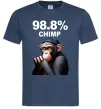 Мужская футболка 98,8% chimp Темно-синий фото