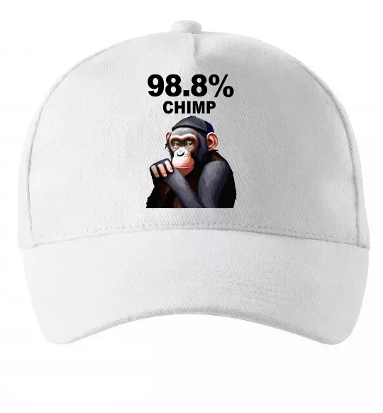 Кепка 98,8% chimp Белый фото