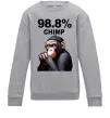 Детский Свитшот 98,8% chimp Серый меланж Детский Свитшот 98,8% chimp Серый меланж фото