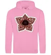 Мужская толстовка (худи) Деморгон Розовый фото