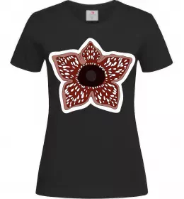 Женская футболка Stranger things ABCD Черный фото