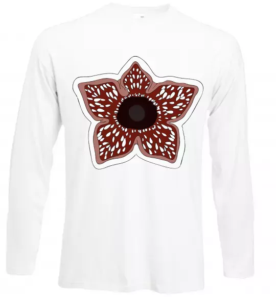 Лонгслив Деморгон Белый фото