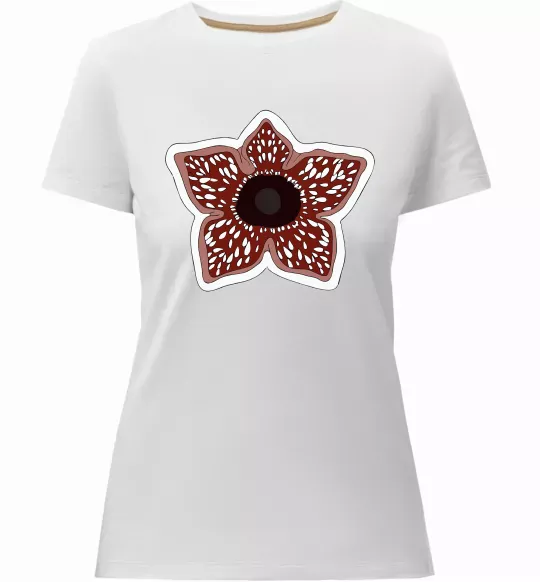 Женская премиум футболка Деморгон Белый фото