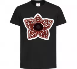 Детская футболка Stranger things ABCD Черный фото