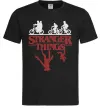 Мужская футболка Stranger things Черный фото