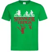 Мужская футболка Stranger things Зеленый фото