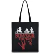 Эко-сумка Stranger things Черный фото