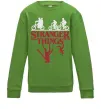 Детский Свитшот Stranger things Лаймовый фото