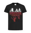 Дитяча футболка Stranger things Чорний фото