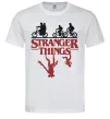 Мужская футболка Stranger things Белый фото