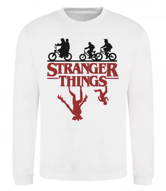 Свитшот Stranger things Белый фото