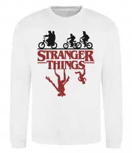 Свитшот Stranger things ABCD Черный фото