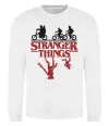 Свитшот Stranger things Белый фото
