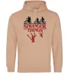 Чоловіча толстовка (худі) Stranger things Пісочний фото