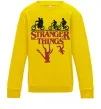Детский Свитшот Stranger things Солнечно желтый фото