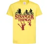 Дитяча футболка Stranger things Лимонний Дитяча футболка Stranger things Лимонний фото