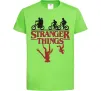 Дитяча футболка Stranger things Лаймовий Дитяча футболка Stranger things Лаймовий фото