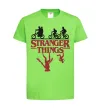 Дитяча футболка Stranger things Лаймовий фото