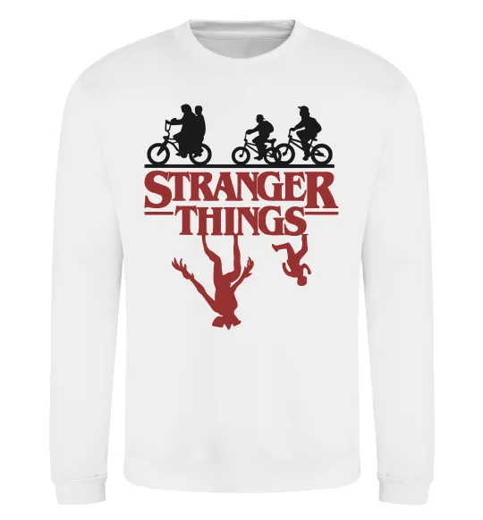 Свитшот Stranger things Белый фото