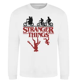 Свитшот Stranger things Белый фото