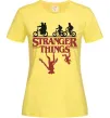 Женская футболка Stranger things Лимонный фото