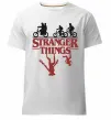 Мужская премиум футболка Stranger things Белый фото