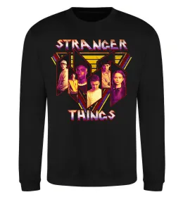 Свитшот Stranger things герої Черный фото
