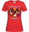 Жіноча футболка Stranger things герої Червоний фото