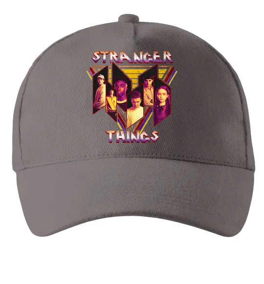 Кепка Stranger things герої Серый фото