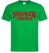 Мужская футболка Stranger things logo Зеленый Мужская футболка Stranger things logo Зеленый фото