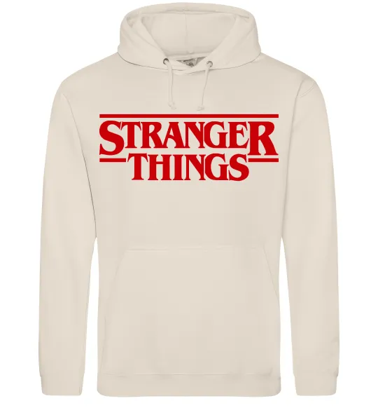 Женская толстовка (худи) Stranger things logo Таш фото