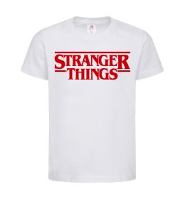 Детская футболка Stranger things logo