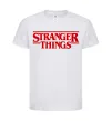 Детская футболка Stranger things logo Белый фото