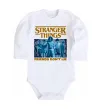 Детский боди Friends don`t lie Stranger things Белый фото
