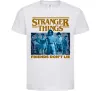 Дитяча футболка Friends don`t lie Stranger things Білий Дитяча футболка Friends don`t lie Stranger things Білий фото