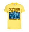 Дитяча футболка Friends don`t lie Stranger things Лимонний фото