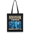 Эко-сумка Friends don`t lie Stranger things Черный Эко-сумка Friends don`t lie Stranger things Черный фото