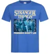 Чоловіча футболка Friends don`t lie Stranger things Яскраво-синій фото
