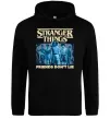 Чоловіча толстовка (худі) Friends don`t lie Stranger things Чорний фото